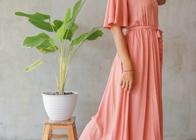 summer pink dress
