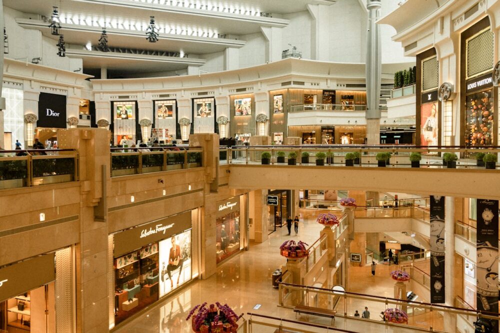 modern-style-shopping-center-with-shiny-floor-and-many-boutiques